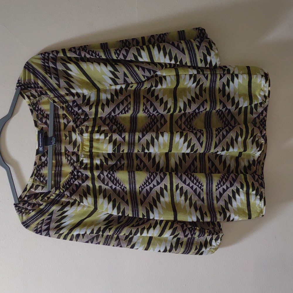 INC Aztec Pattern Blouses